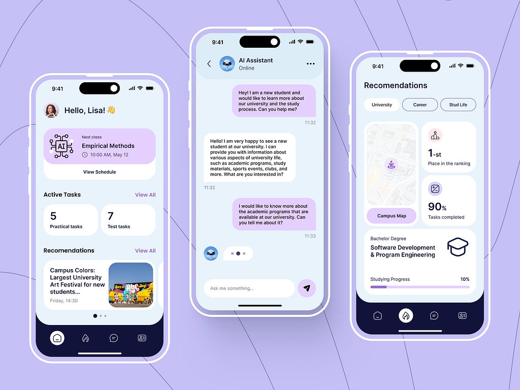 AI provides personalization in in UI/UX design.