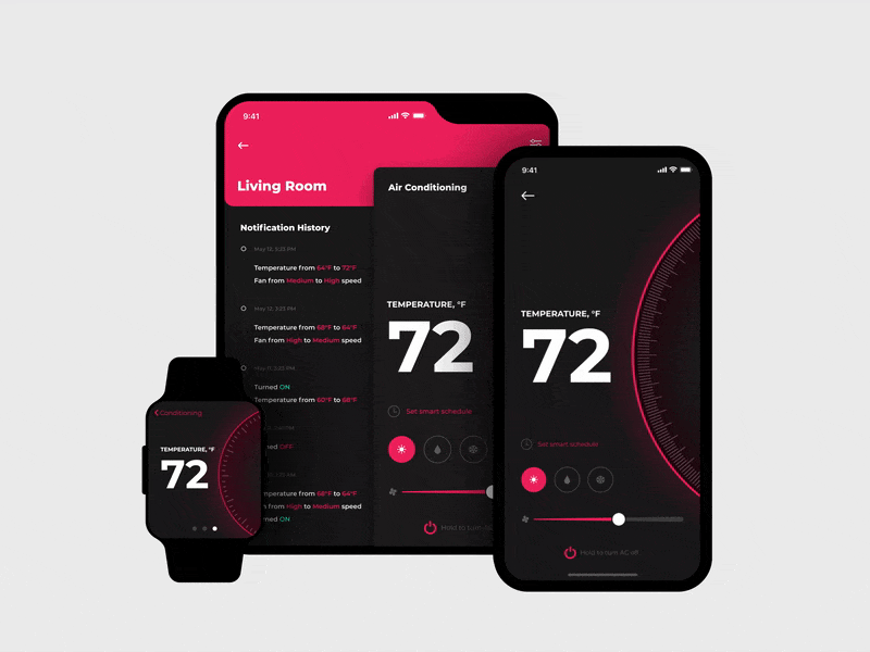 This UI trend suggests you adapt the interface to different screen sizes and orientations.